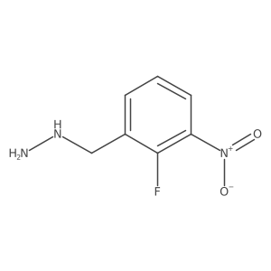 [(2-Fluoro-3-nitrophenyl)methyl]hydrazine Structure