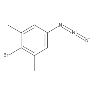 5-Azido-2-bromo-1,3-dimethylbenzene结构式
