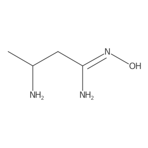 3-amino-N'-hydroxybutanimidamide结构式