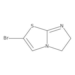 2-Bromo-5,6-dihydroimidazo[2,1-b]thiazole结构式