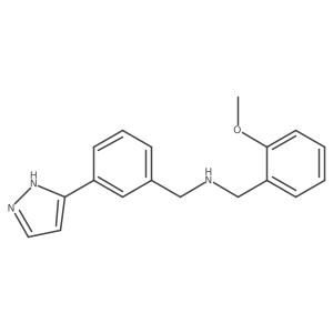 (2-Methoxy-benzyl)-[3-(2H-pyrazol-3-yl)-benzyl]-amine结构式