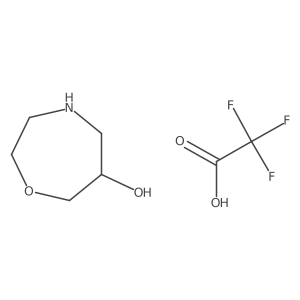 1,4-Oxazepan-6-ol 2,2,2-trifluoroacetic acid Structure