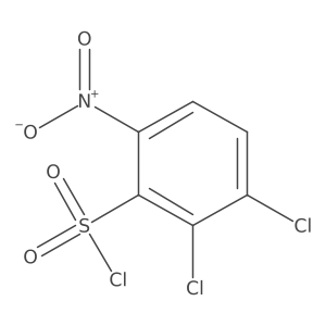 2,3-Dichloro-6-nitrobenzenesulfonyl chloride Structure