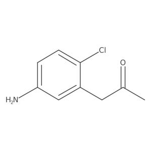 1-(5-Amino-2-chlorophenyl)propan-2-one Structure