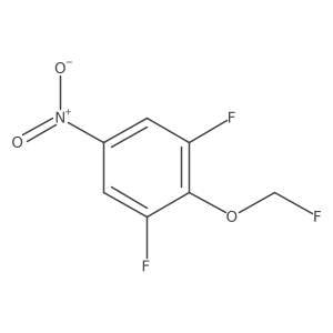 1,3-Difluoro-2-fluoromethoxy-5-nitrobenzene Structure