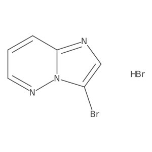 3-Bromoimidazo[1,2-b]pyridazine hydrobromide结构式