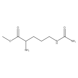 Methyl (2R)-2-amino-5-(carbamoylamino)pentanoate结构式