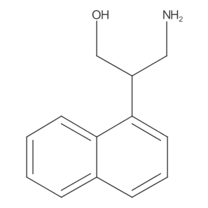 3-Amino-2-(naphthalen-1-yl)propan-1-ol结构式