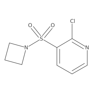3-(Azetidine-1-sulfonyl)-2-chloropyridine Structure