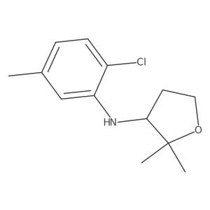 3-Furanamine, N-(2-chloro-5-methylphenyl)tetrahydro-2,2-dimethyl- Structure