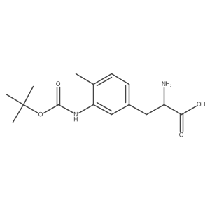 2-Amino-3-(3-{[(tert-butoxy)carbonyl]amino}-4-methylphenyl)propanoic acid Structure