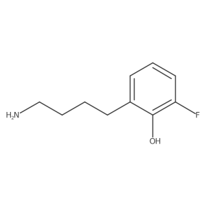 2-(4-Aminobutyl)-6-fluorophenol结构式