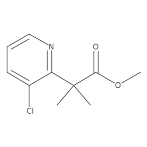 Methyl 2-(3-chloropyridin-2-yl)-2-methylpropanoate Structure