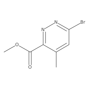 Methyl 6-bromo-4-methylpyridazine-3-carboxylate Structure