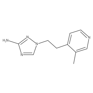 1-[2-(3-methylpyridin-4-yl)ethyl]-1H-1,2,4-triazol-3-amine Structure