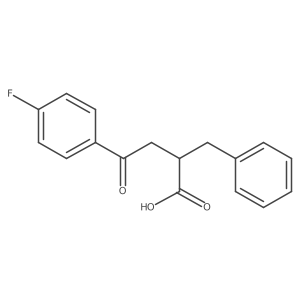 (alphaR)-4-Fluoro-gamma-oxo-alpha-(phenylmethyl)benzenebutanoic acid结构式