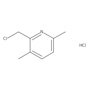 2-(Chloromethyl)-3,6-dimethylpyridine hydrochloride Structure