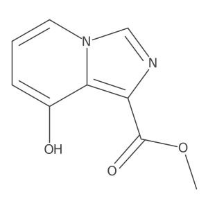 Methyl8-hydroxyimidazo[1,5-a]pyridine-1-carboxylate结构式