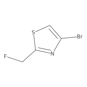 4-Bromo-2-(fluoromethyl)thiazole Structure