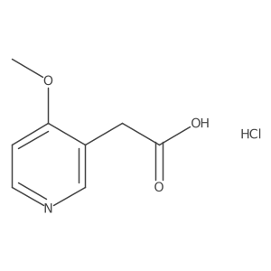 2-(4-Methoxypyridin-3-yl)acetic acid hydrochloride Structure