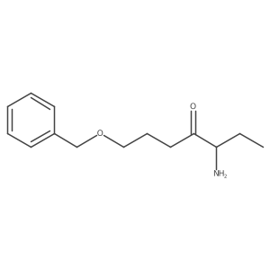 (5R)-5-amino-1-(benzyloxy)heptan-4-one结构式