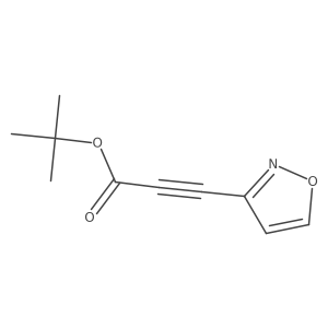 Tert-butyl 3-(1,2-oxazol-3-yl)prop-2-ynoate Structure