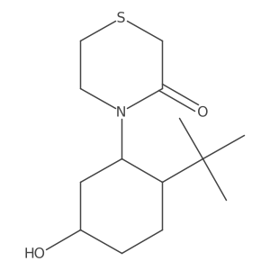 4-(2-Tert-butyl-5-hydroxycyclohexyl)thiomorpholin-3-one结构式