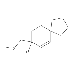 8-(Methoxymethyl)spiro[4.5]dec-6-en-8-ol Structure