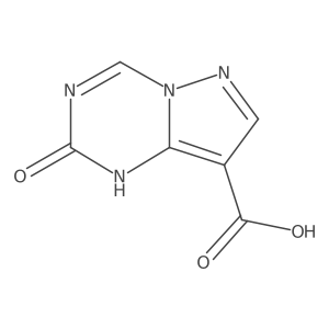 2-oxo-1H-pyrazolo[1,5-a][1,3,5]triazine-8-carboxylic acid结构式