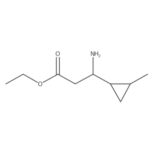 ethyl (3S)-3-amino-3-(2-methylcyclopropyl)propanoate Structure