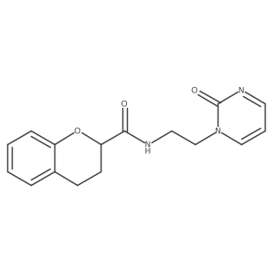 N-(2-(2-oxopyrimidin-1(2H)-yl)ethyl)chromane-2-carboxamide Structure