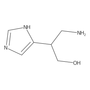 3-amino-2-(1H-imidazol-5-yl)propan-1-ol结构式
