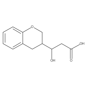 3-(3,4-dihydro-2H-1-benzopyran-3-yl)-3-hydroxypropanoic acid Structure
