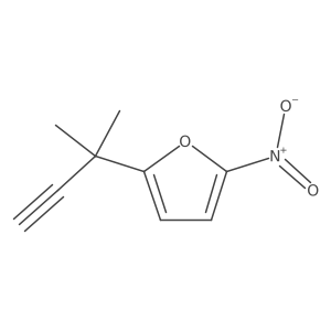 2-(2-Methylbut-3-yn-2-yl)-5-nitrofuran结构式