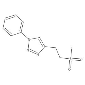 2-(1-phenyl-1H-1,2,3-triazol-4-yl)ethane-1-sulfonyl fluoride Structure