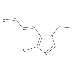 3-(4-chloro-1-ethyl-1H-imidazol-5-yl)prop-2-enal Structure
