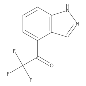 2,2,2-trifluoro-1-(1H-indazol-4-yl)ethan-1-one Structure