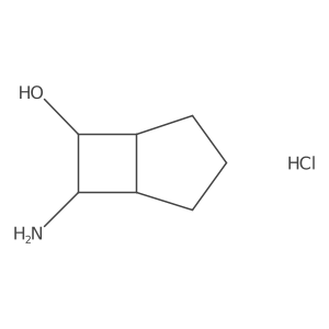 (1S,5R,6R,7S)-7-Aminobicyclo[3.2.0]heptan-6-ol;hydrochloride结构式
