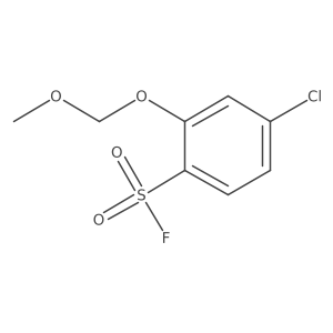 4-Chloro-2-(methoxymethoxy)benzene-1-sulfonyl fluoride结构式