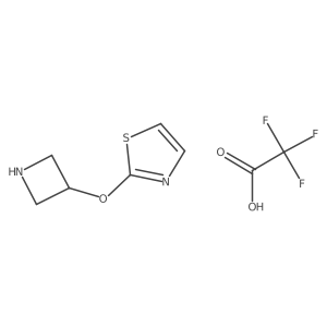 2-(Azetidin-3-yloxy)-1,3-thiazole;2,2,2-trifluoroacetic acid结构式