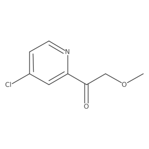 1-(4-chloro-2-pyridinyl)-2-methoxyEthanone Structure
