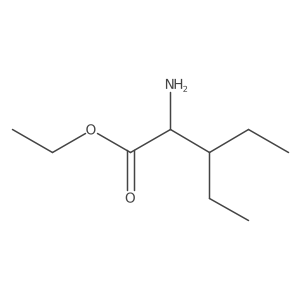 ethyl (2S)-2-amino-3-ethylpentanoate Structure