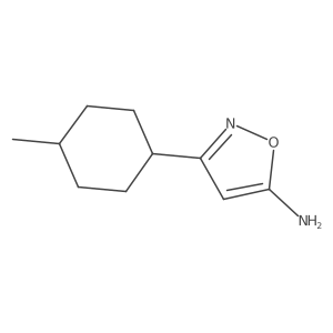 3-((1r,4r)-4-Methylcyclohexyl)isoxazol-5-amine Structure