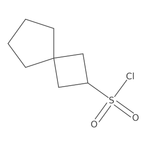 Spiro[3.4]octane-2-sulfonyl chloride结构式