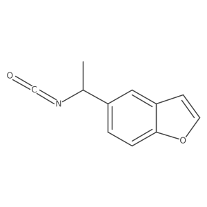 5-(1-Isocyanatoethyl)-1-benzofuran结构式