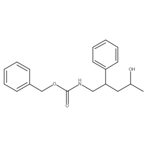 benzyl N-(4-hydroxy-2-phenylpentyl)carbamate结构式