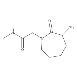 2-(3-amino-2-oxoazepan-1-yl)-N-methylacetamide Structure