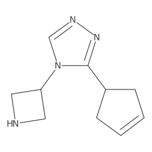 4-(azetidin-3-yl)-3-(cyclopent-3-en-1-yl)-4H-1,2,4-triazole Structure