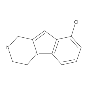 9-chloro-1H,2H,3H,4H-pyrazino[1,2-a]indole Structure