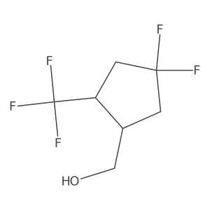 rel-((1R,2R)-4,4-Difluoro-2-(trifluoromethyl)cyclopentyl)methanol结构式